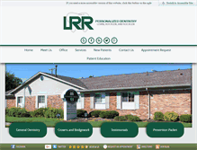 Tablet Screenshot of lrrdental.com